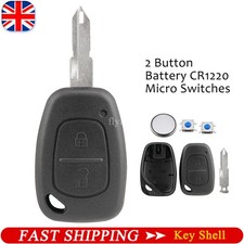 2 Button Remote Key Fob Case