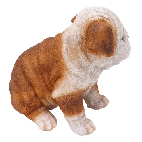 English bulldog puppy statue - english,