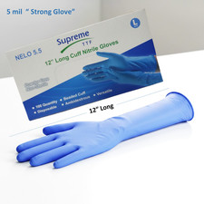 100 x Blue Nitrile Disposable