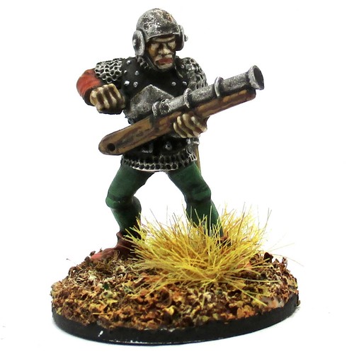 Medieval handgunner loading - medieval,