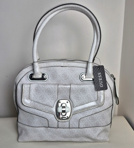 Guess white letty logo - white, dome