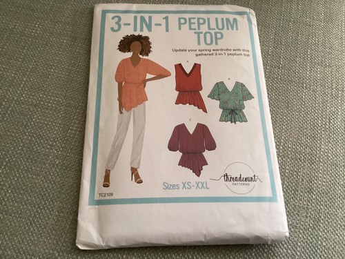 Sewing pattern 1 - 3, in