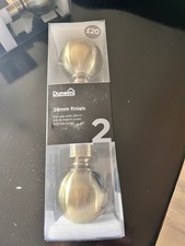 Dunelm 28mm Antique Brass