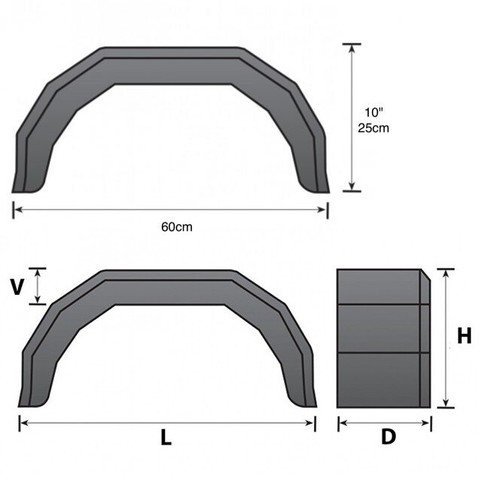 Maypole plastic trailer - 1, x