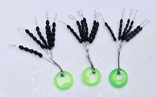 Float Stop Bead Line Stoppers Black Rubber  Buffer Sliding Small Medium Large