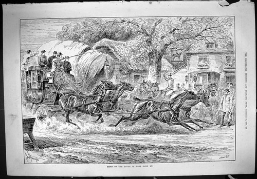Original old antique - antique, print