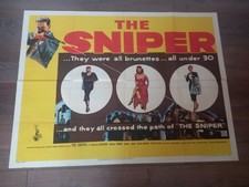 THE SNIPER 1952 BRITISH QUAD