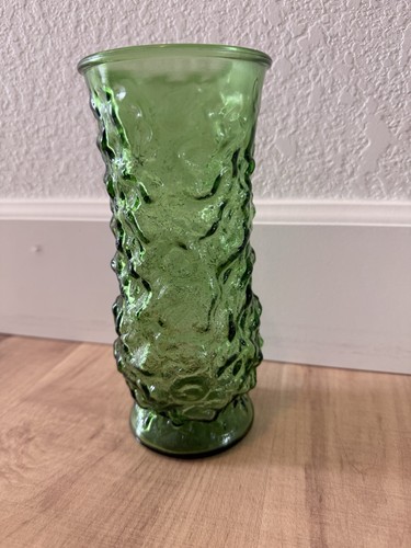 Green glass vase inch 4 - green,