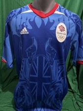 Team GB London 2012 Olympics Football Shirt Small Mint Condition Official Rare