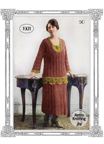 1920s two piece - dress, vintage