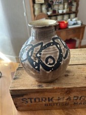 Vintage Studio Pottery Wellhouse Pottery Brixham Devon – Abstract Design – Great