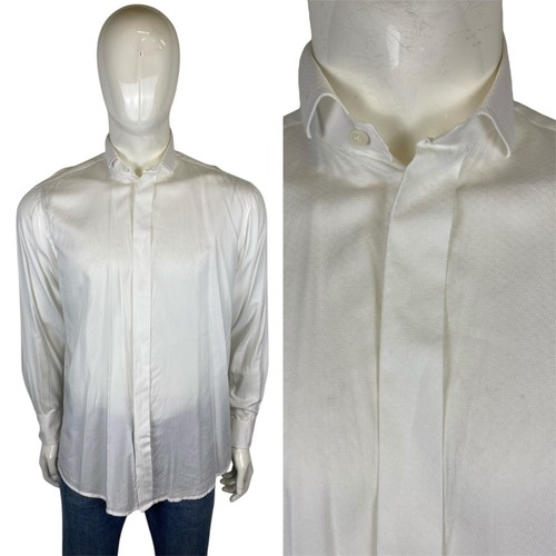 Vintage white formal wing top - white,