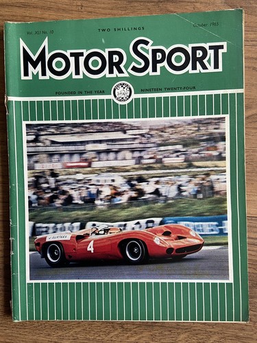 Motor sport october - motor, 1965