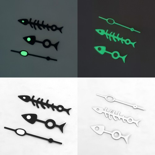 Fishbone watch hands kit - kit, green
