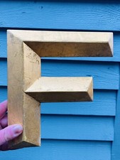 Vintage Reclaimed Gold Letter