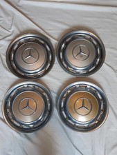 Mercedes Vintage 14" Metal Wheel Trims W123
