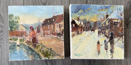 Impressionist oil painting - impressionist,
