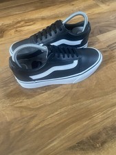 Womens Old School Vans Trainers Size Uk-4  In Good Used Conditions. No Box