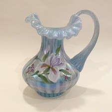 Fenton Hand Painted Iris on