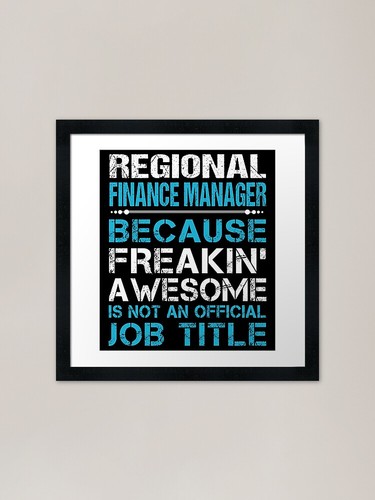 Regional finance manager - regional,