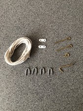 Star Yacht Birkenhead Restoration Kit. Brass Mast Pins, Rigging Thread, Bowsies.