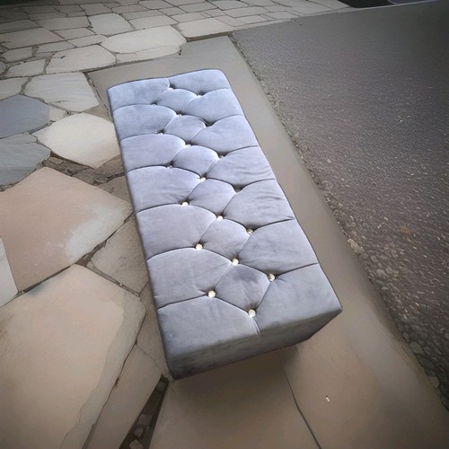 Lovely large grey velvet - grey,