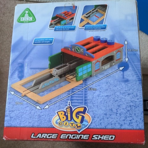 Wooden railway train elc - railway,