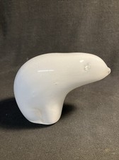 Polar Bear,Glass, Vintage