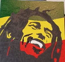 Bob Marley acrylic portrait