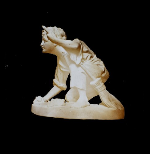 Antique magic lantern slide - magic,