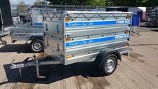 CAR BOX TRAILER 6 X 4 WITH SOLID SIDES CLASS 750KG + flat cover 