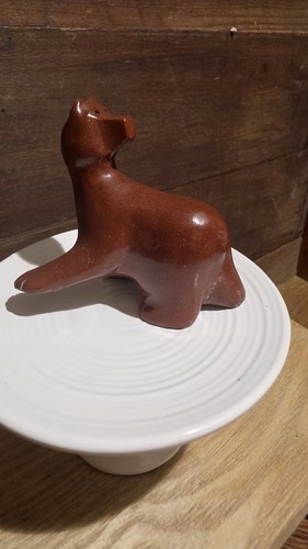 Zuni indian hand carved bear - carved,