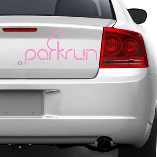Park run logo vinyl decal - run,