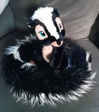 Disney Parks Flower The Skunk Plush Soft Toy Long 40" Boa Tail Vintage Bambi