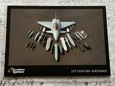 Eurofighter Typhoon aircraft manufacturer's promo postcard, prototype / dev