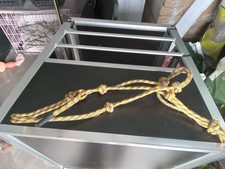 Hand Made Rope Halter Knotted Nylon Headcollar Parelli Horse/Donkey/Cows VEGAN 