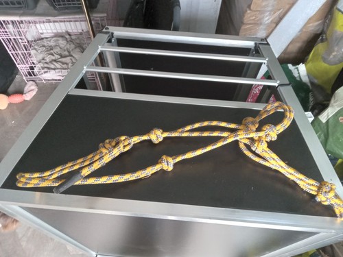 Hand made rope halter - hand,