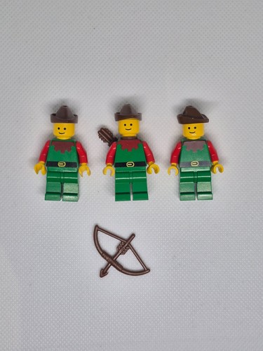 Lego vintage forestmen - vintage, red