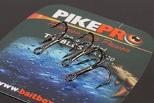 PikePro Treble Barbed Hooks and Semi-Barbed Treble Hooks
