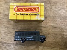Matchbox American Military School Bus - Boxed - 1985