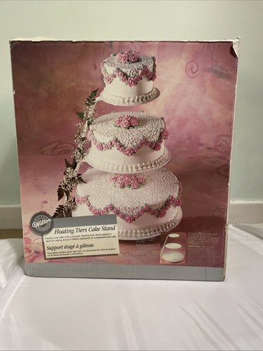 Wilton floating tiers cake - wilton,