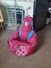 Westham United Football Club Bean Bag Chair with Beans Official Merchandise
