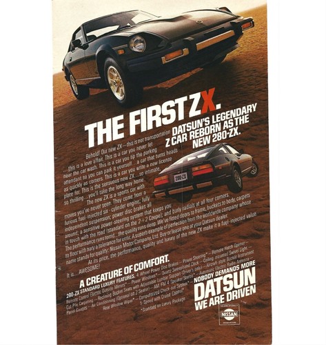 Print datsun first zx - datsun,