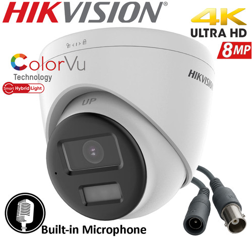 Hikvision 8mp tvi bnc - 4k,
