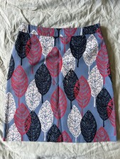 Boden Blue Leaf Print Cotton