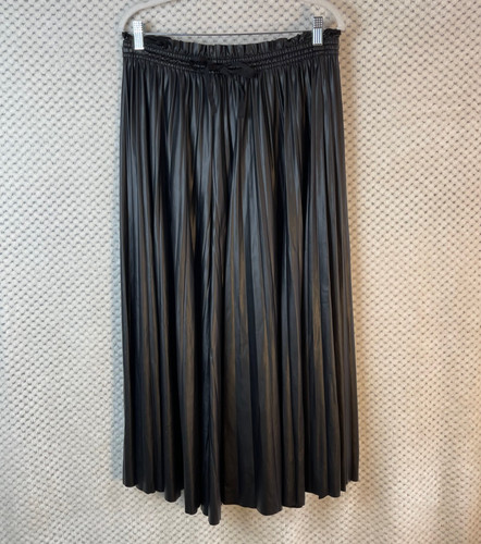 Zara faux leather culottes - faux,