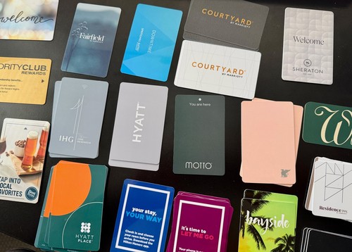 Hotel room key - key, keycards
