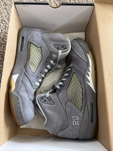 Air jordan retro - 5, grey