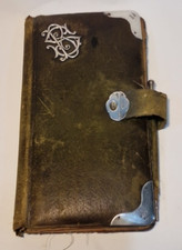 Antique silver edged card - antique,