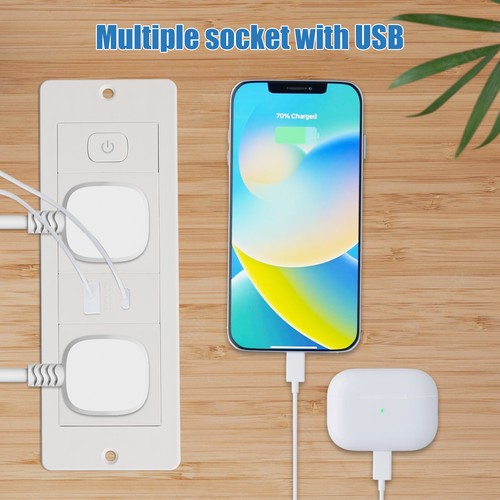 Recessed power outlet 2 - recessed,